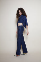 Jean Paul Gaultier 90s linen suit kimono