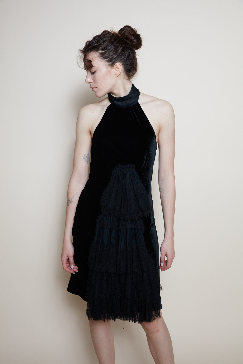 Jean Paul Gaultier velvet dress