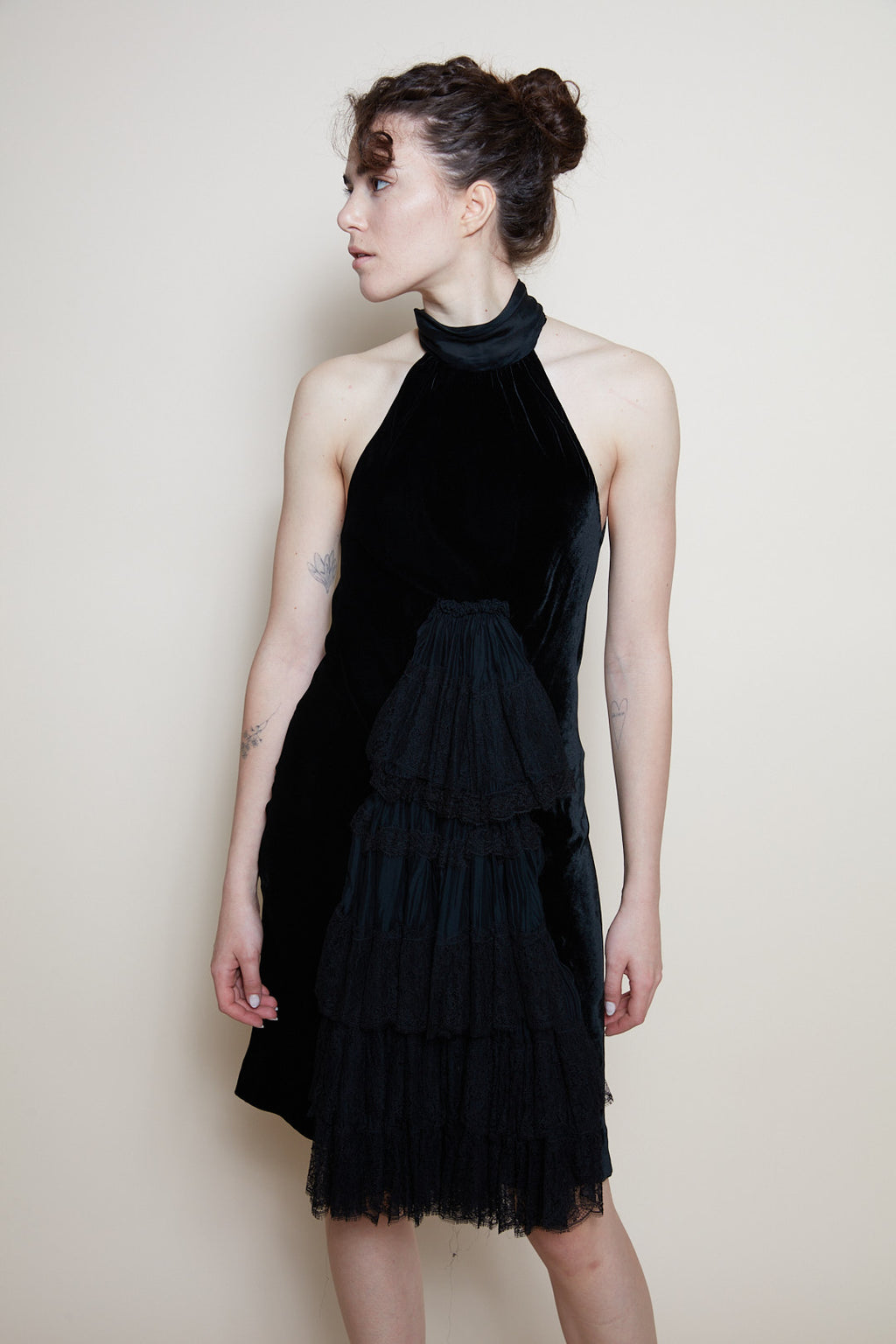 Jean Paul Gaultier velvet dress