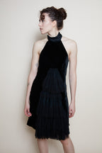 Jean Paul Gaultier velvet dress