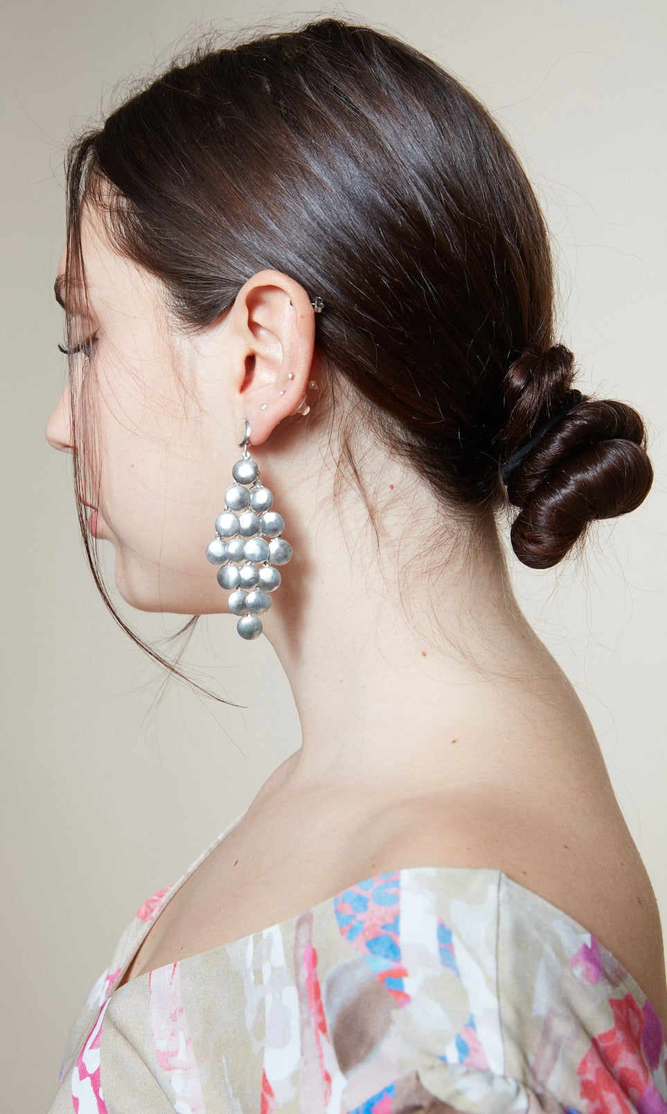 925 vintage silver earrings from 70s80s