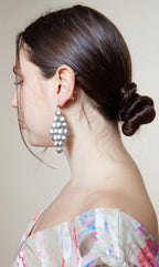 925 vintage silver earrings from 70s80s
