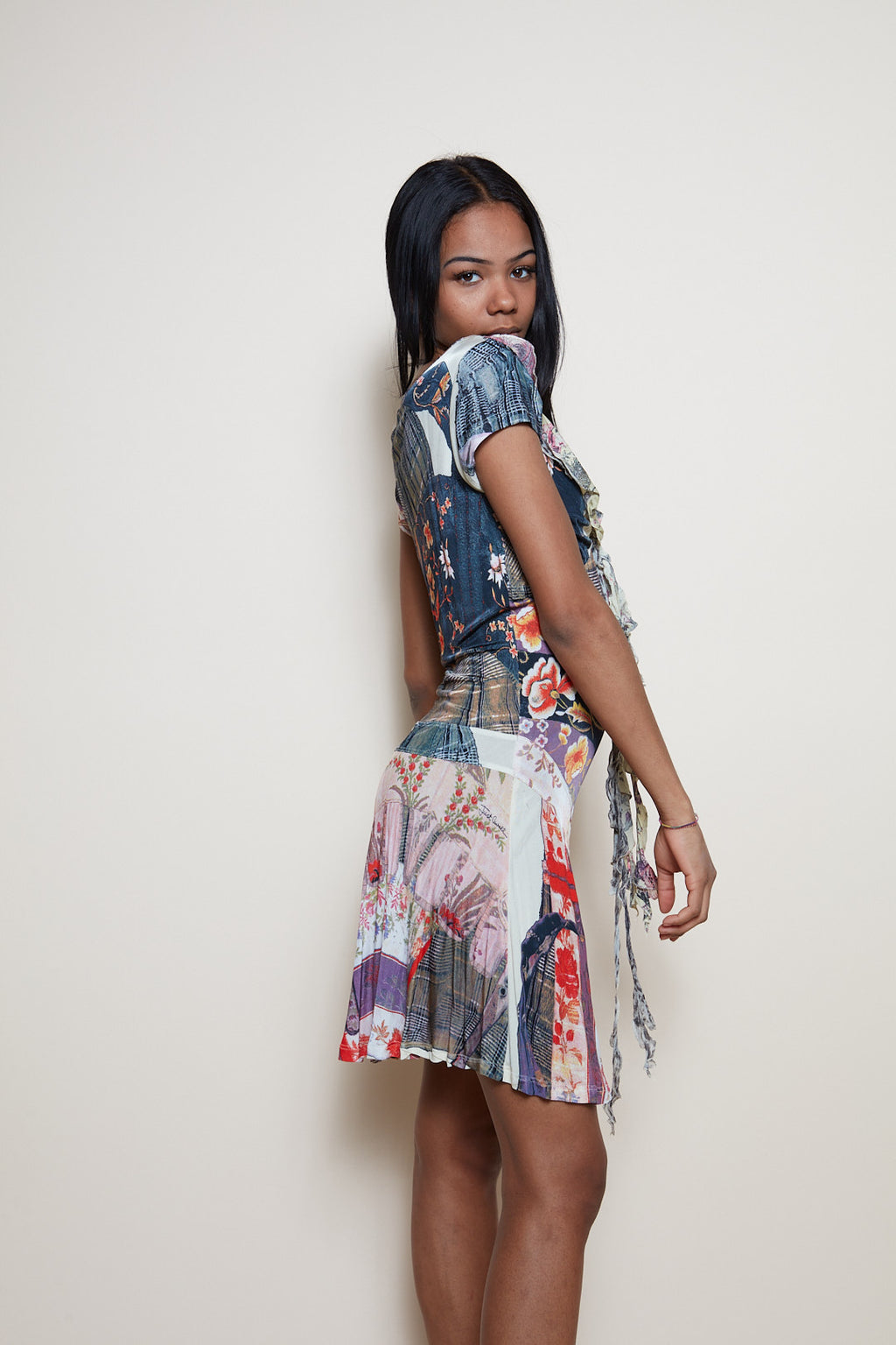 Just Cavalli mini dress patchwork