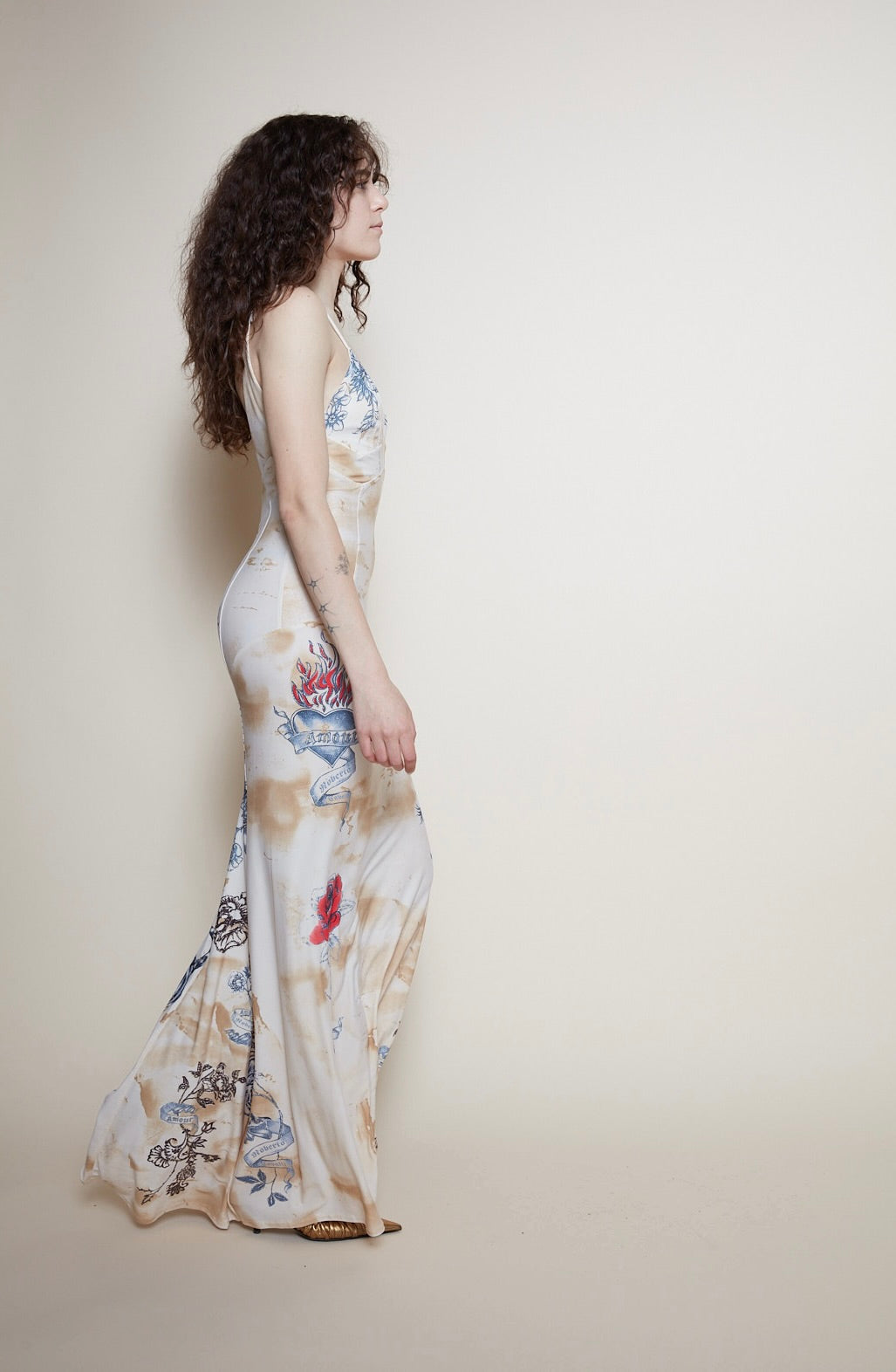 Roberto Cavalli S/S 2003 tattoo dress