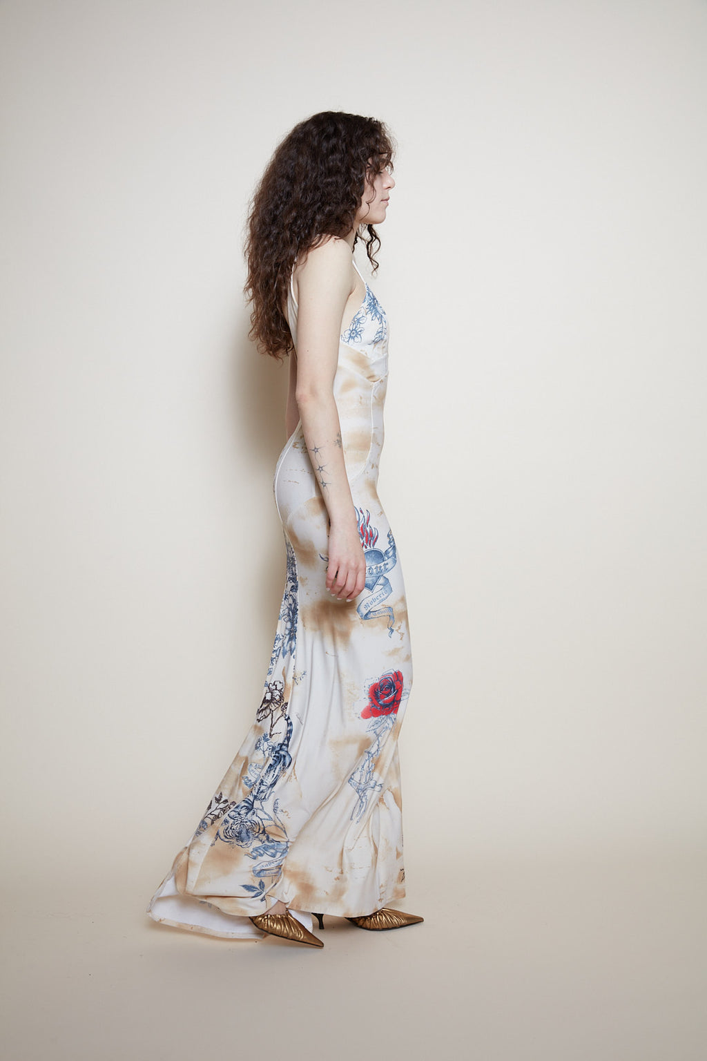 Roberto Cavalli S/S 2003 tattoo dress
