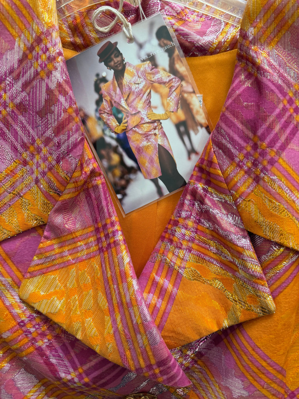 Yves Saint Laurent FW 1989 Runway brocade jacket