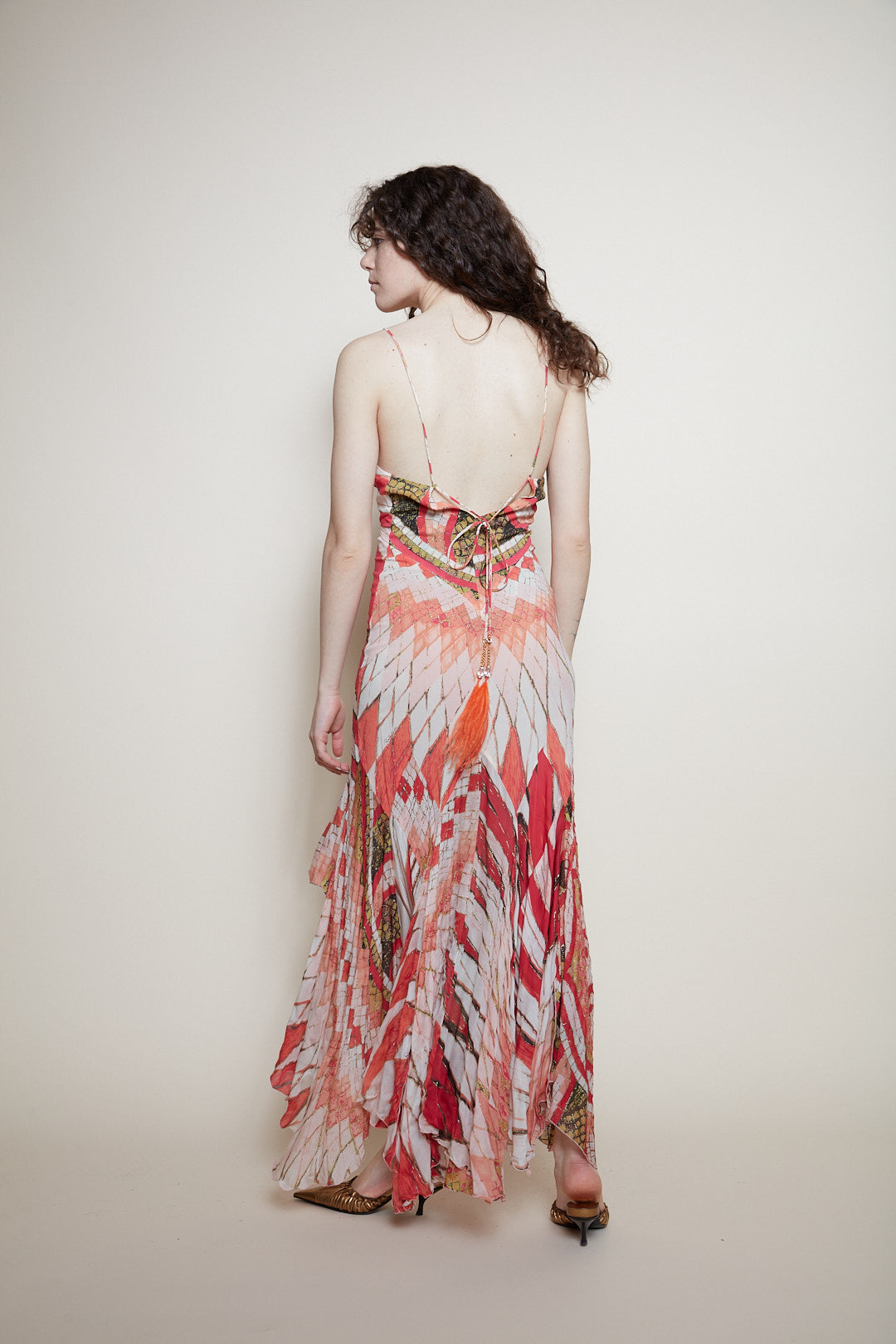 Roberto Cavalli S/S 2004 silk dress