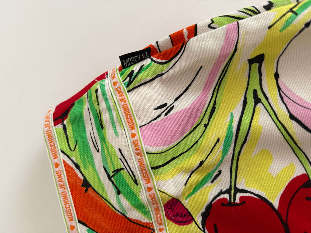 Moschino vintage summer fruits print Skirt