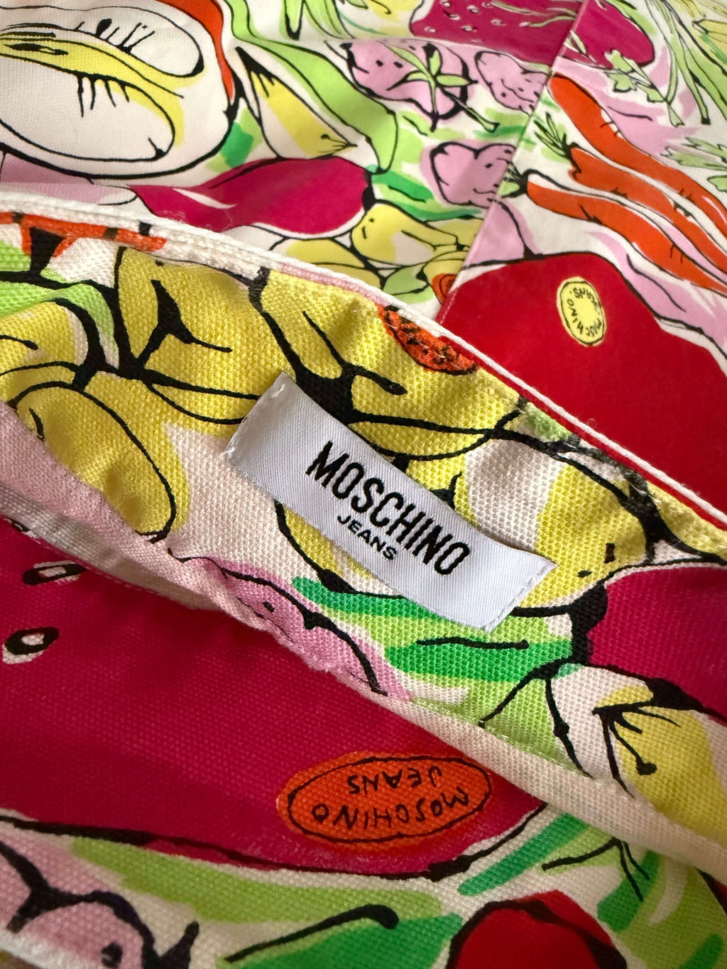 Moschino vintage summer fruits print Skirt