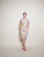 Black Tie mini sequin floral dress