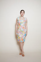 Black Tie mini sequin floral dress
