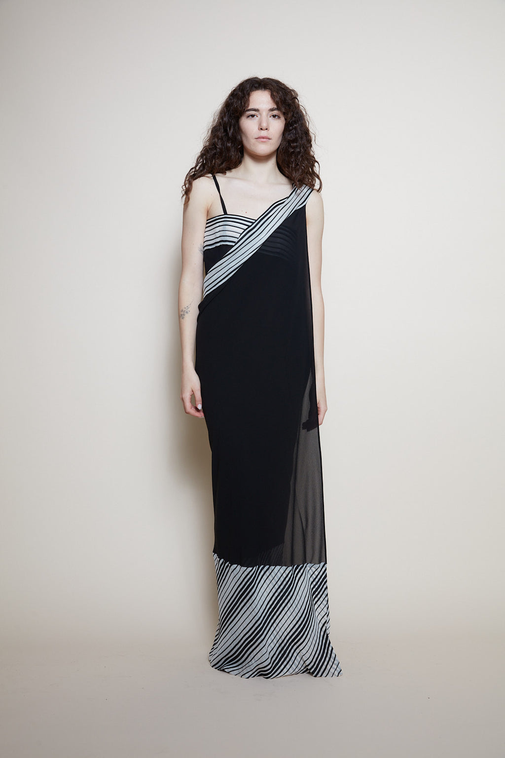 Jean Paul Gaultier maxi silk dress
