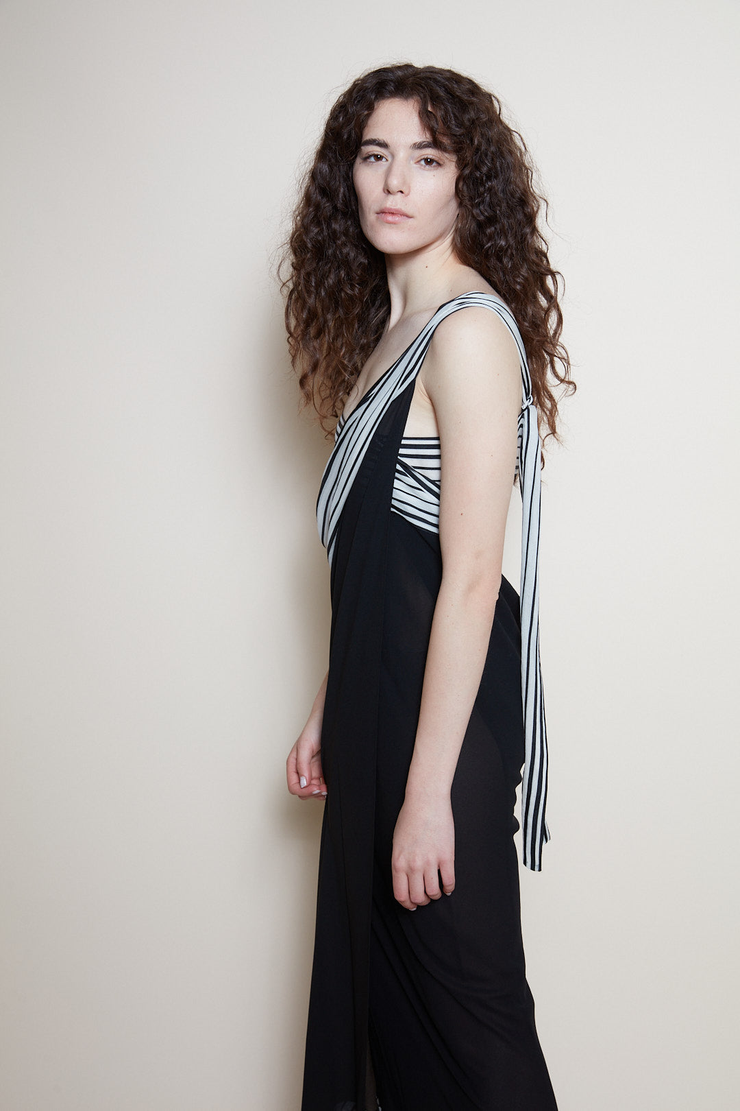 Jean Paul Gaultier maxi silk dress
