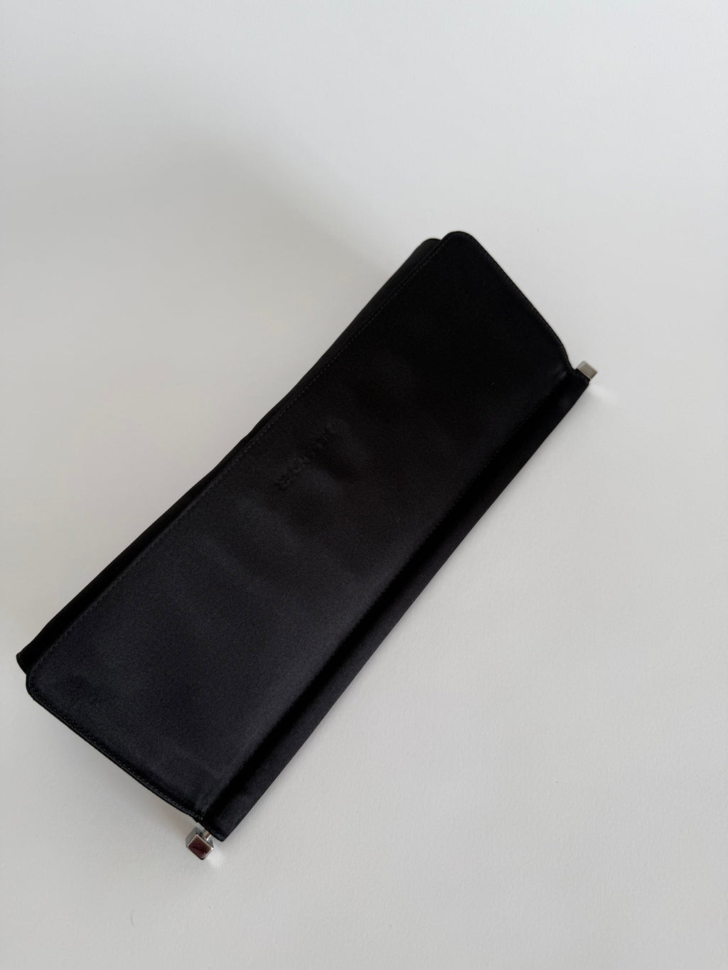 Jil Sander Jil Sander black silk clutch pochette Bag Emilia Archive Vintage