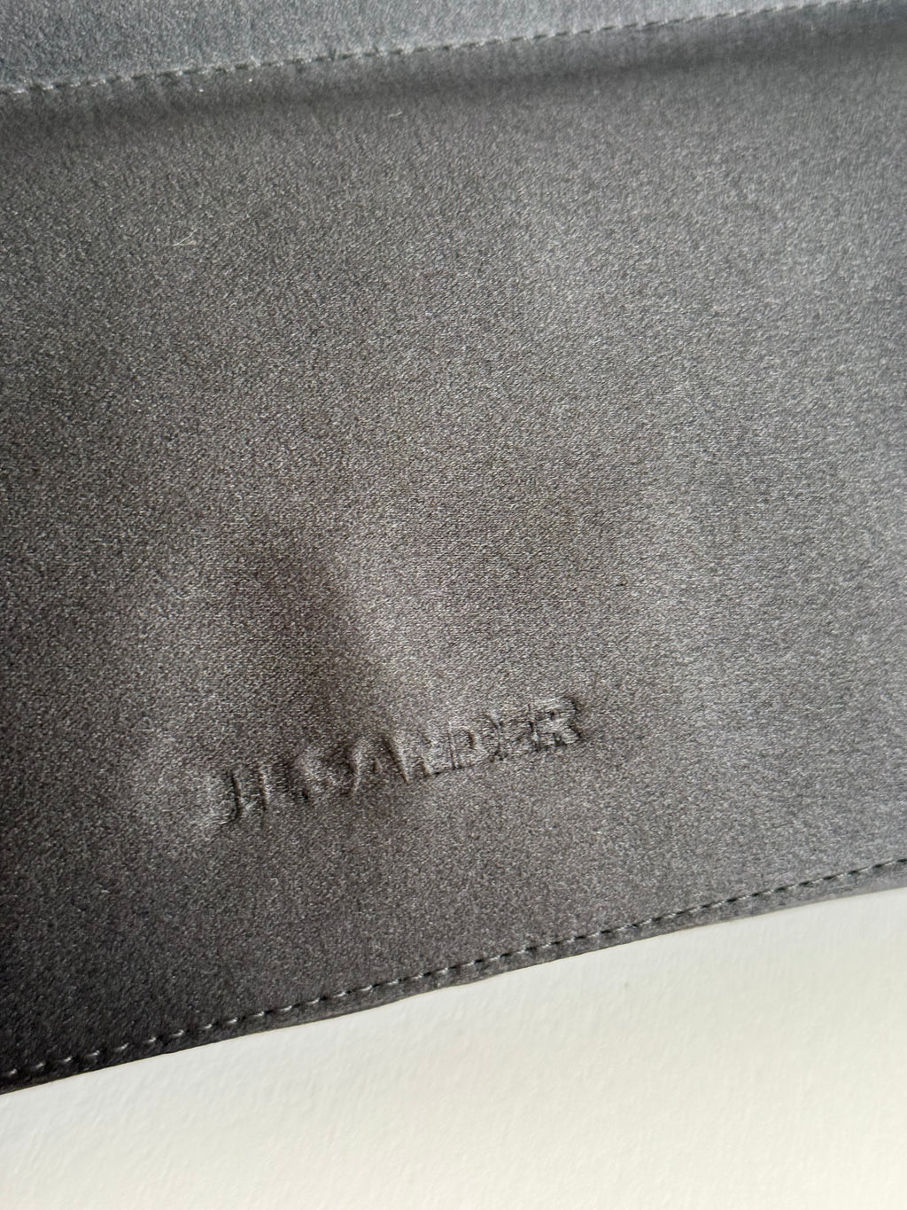 Jil Sander Jil Sander black silk clutch pochette Bag Emilia Archive Vintage