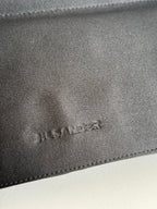 Jil Sander Jil Sander black silk clutch pochette Bag Emilia Archive Vintage