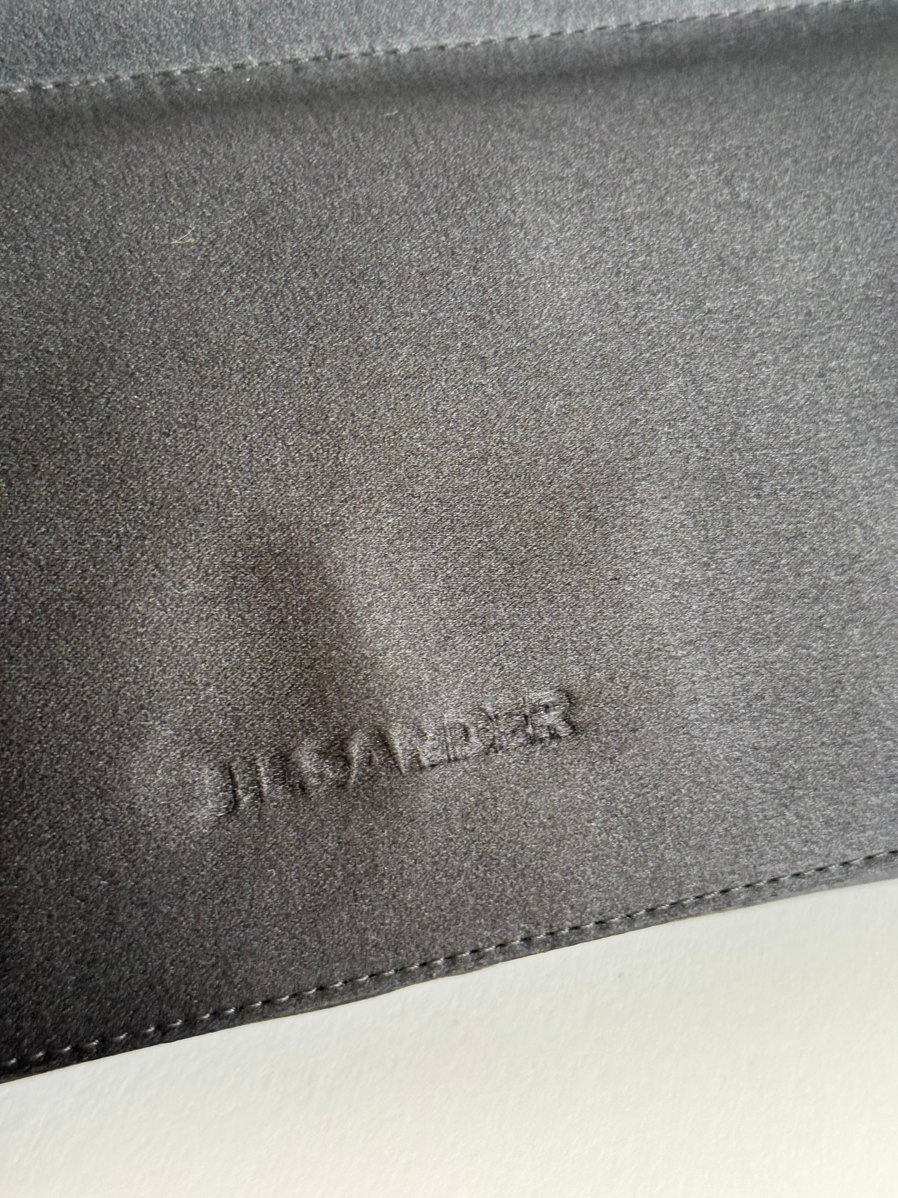 Jil Sander Jil Sander black silk clutch pochette Bag Emilia Archive Vintage