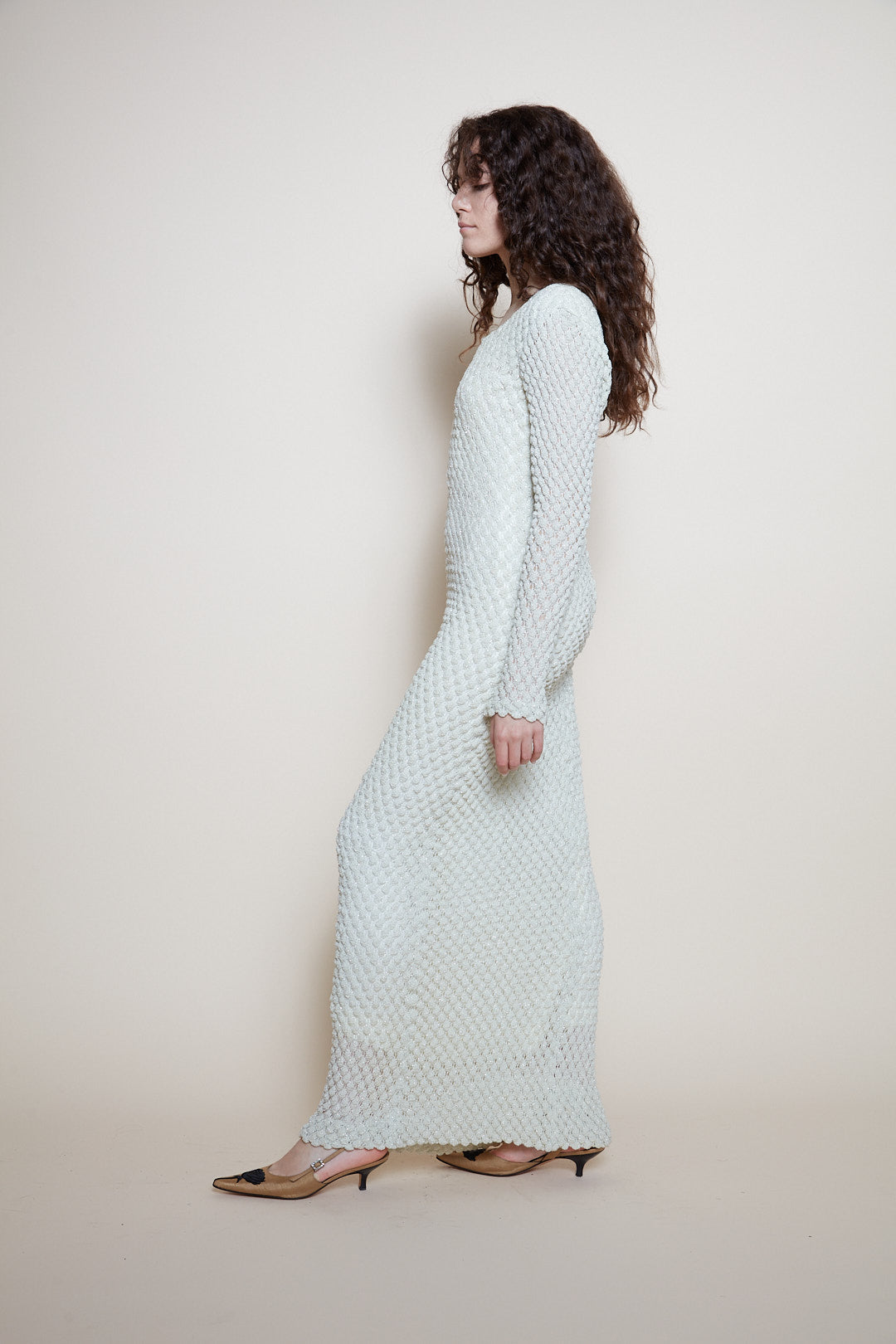 Vintage white maxi dress