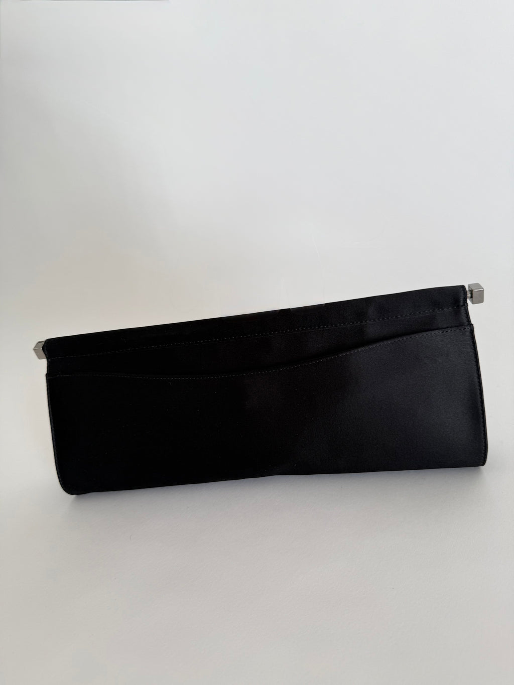 Jil Sander Jil Sander black silk clutch pochette Bag Emilia Archive Vintage