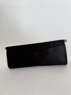 Jil Sander Jil Sander black silk clutch pochette Bag Emilia Archive Vintage
