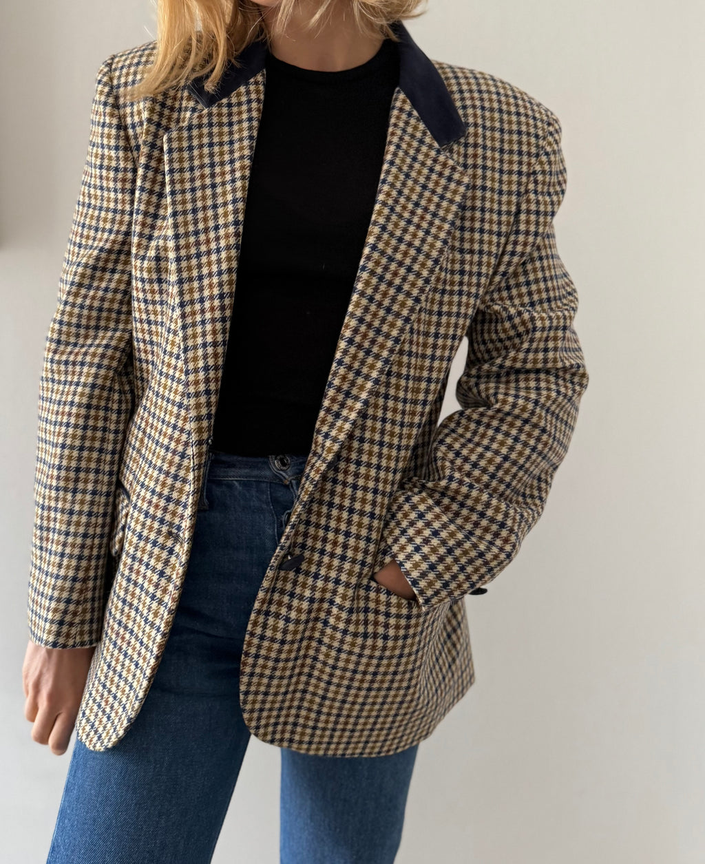 Wool jacket blazer Dinè vintage 90s
