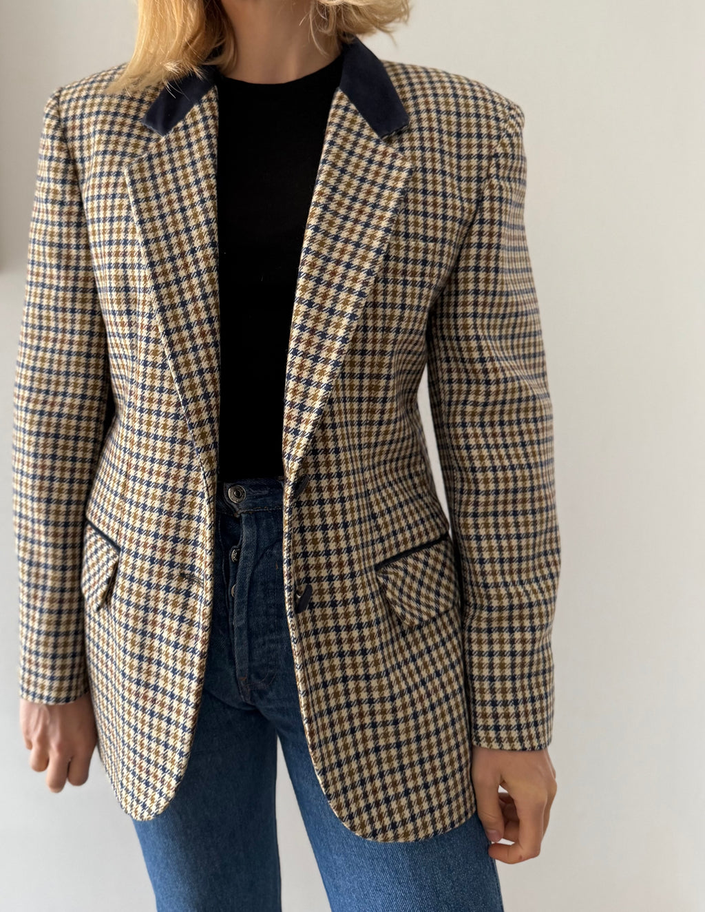 Wool jacket blazer Dinè vintage 90s