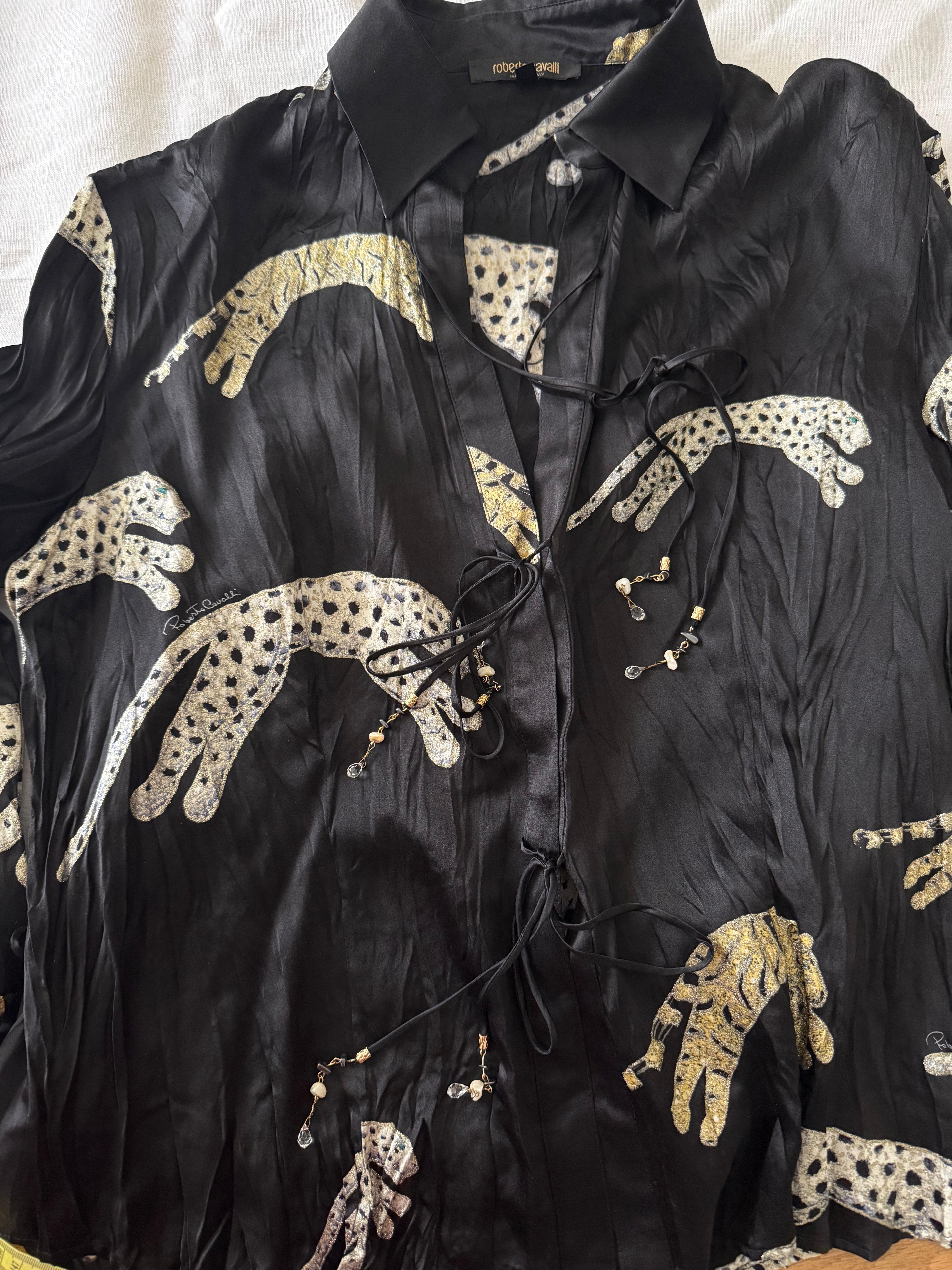 Roberto Cavalli F/W 2002 silk shirt