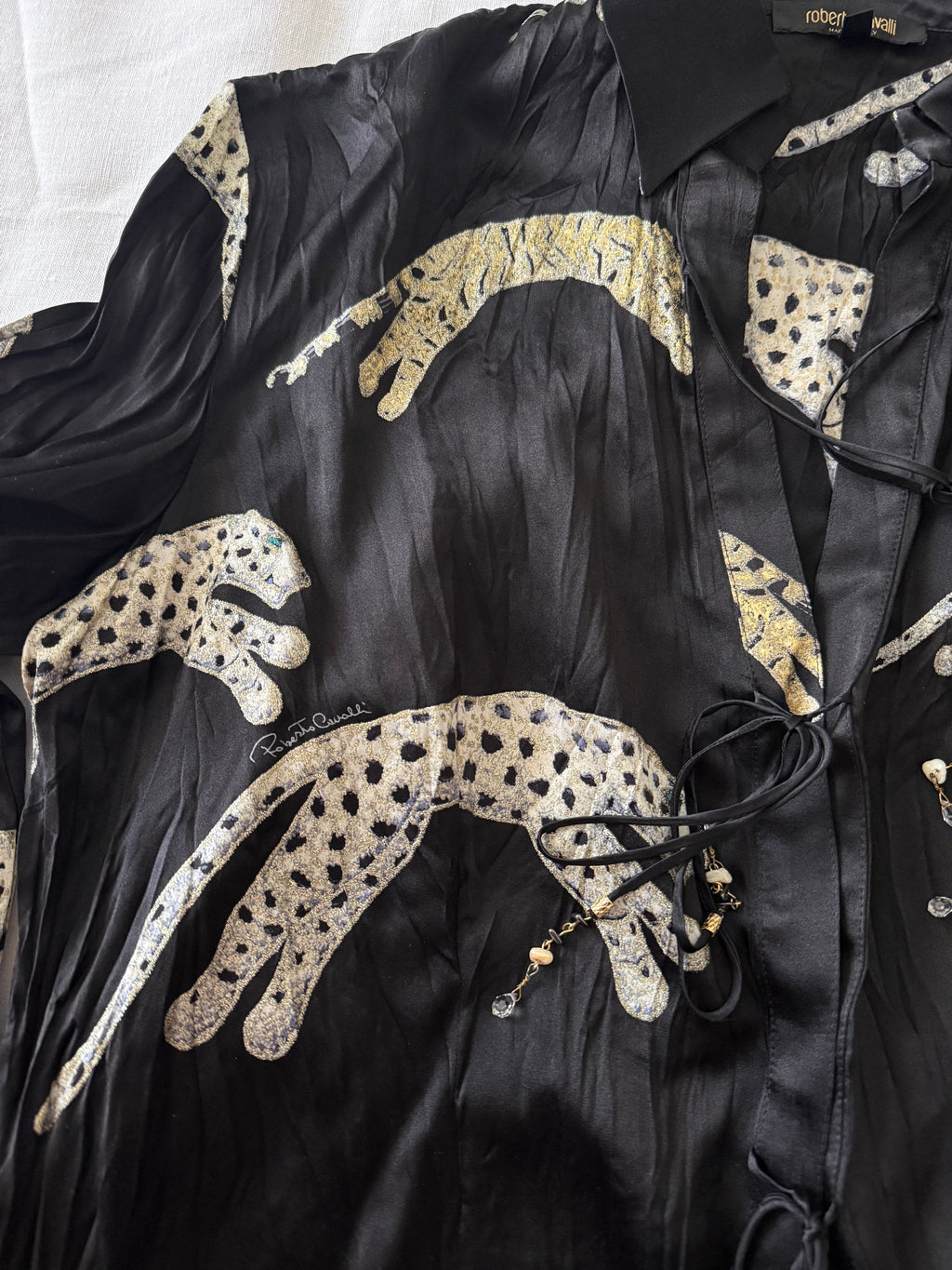 Roberto Cavalli F/W 2002 silk shirt