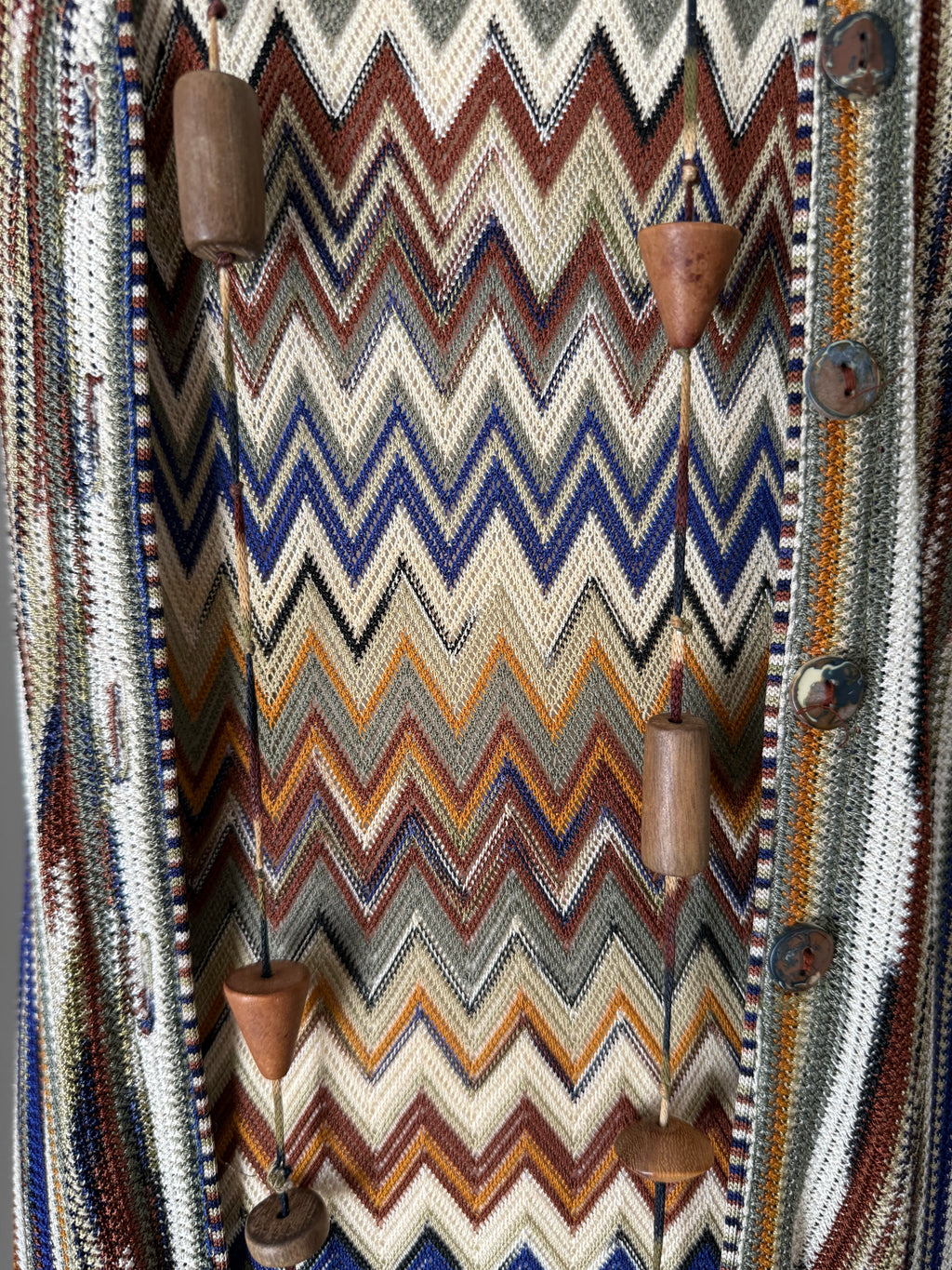 Missoni SS1994 rare Runway Set Archive Dress Gilet Necklace 