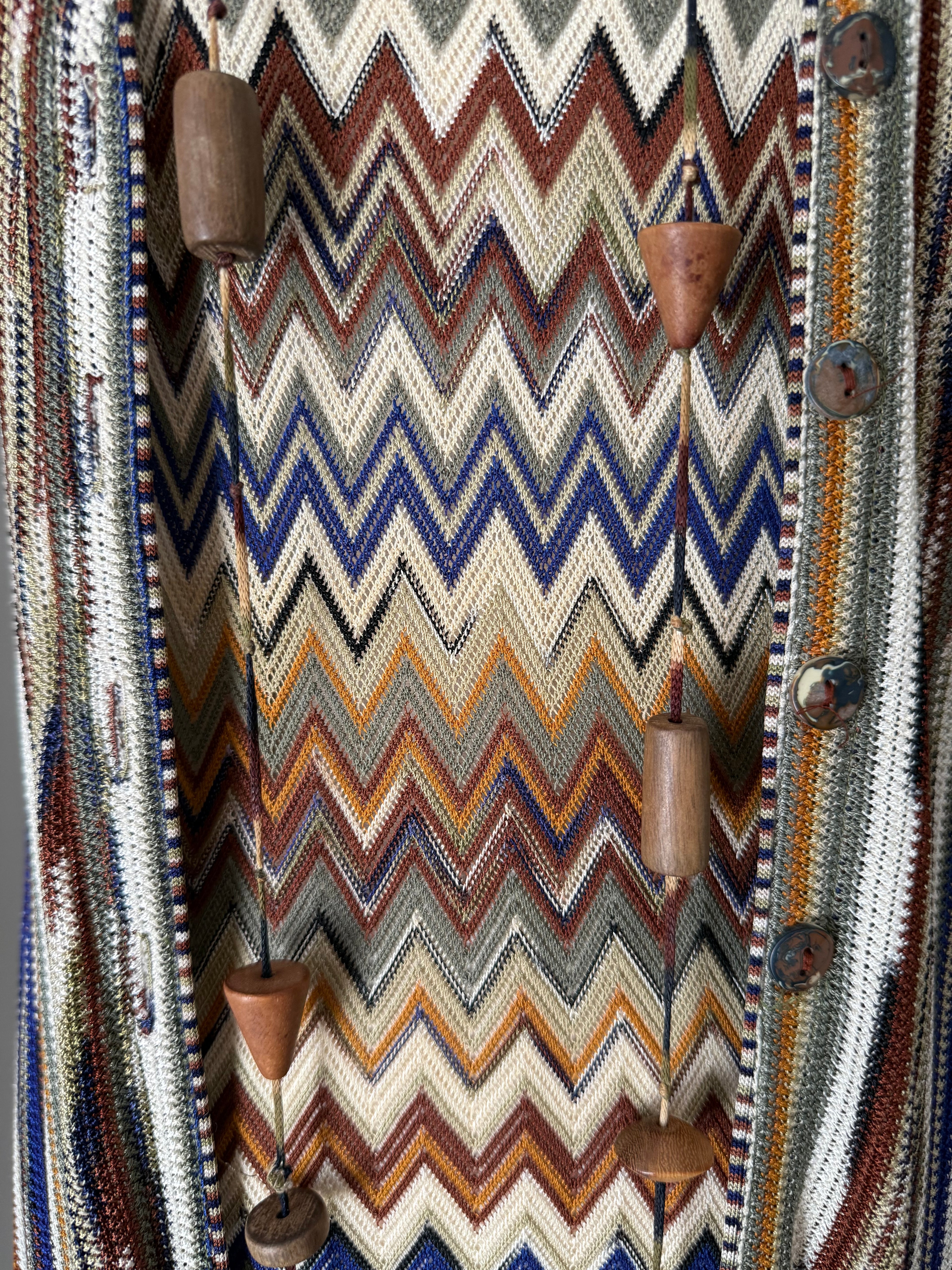 Missoni SS1994 rare Runway Set Archive Dress Gilet Necklace 