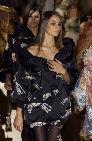 Roberto Cavalli F/W 2002 panther dress