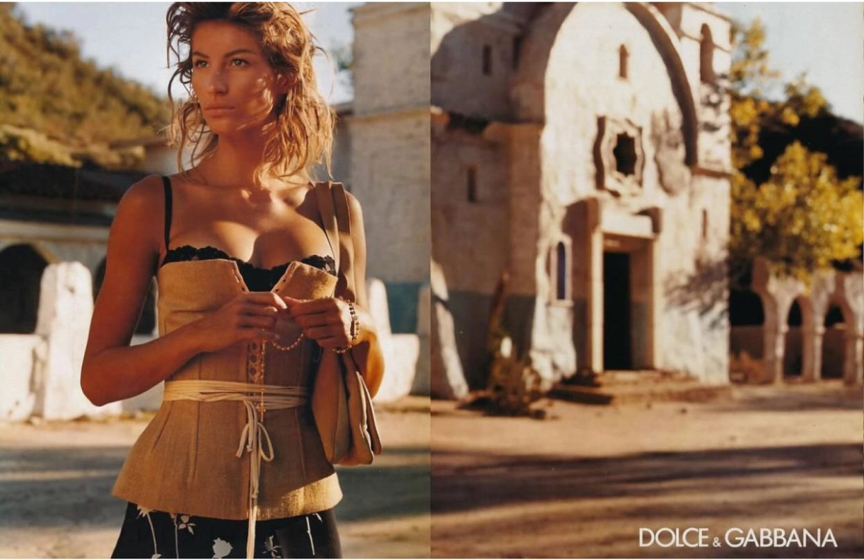Dolce & Gabbana bustier S/S 2002