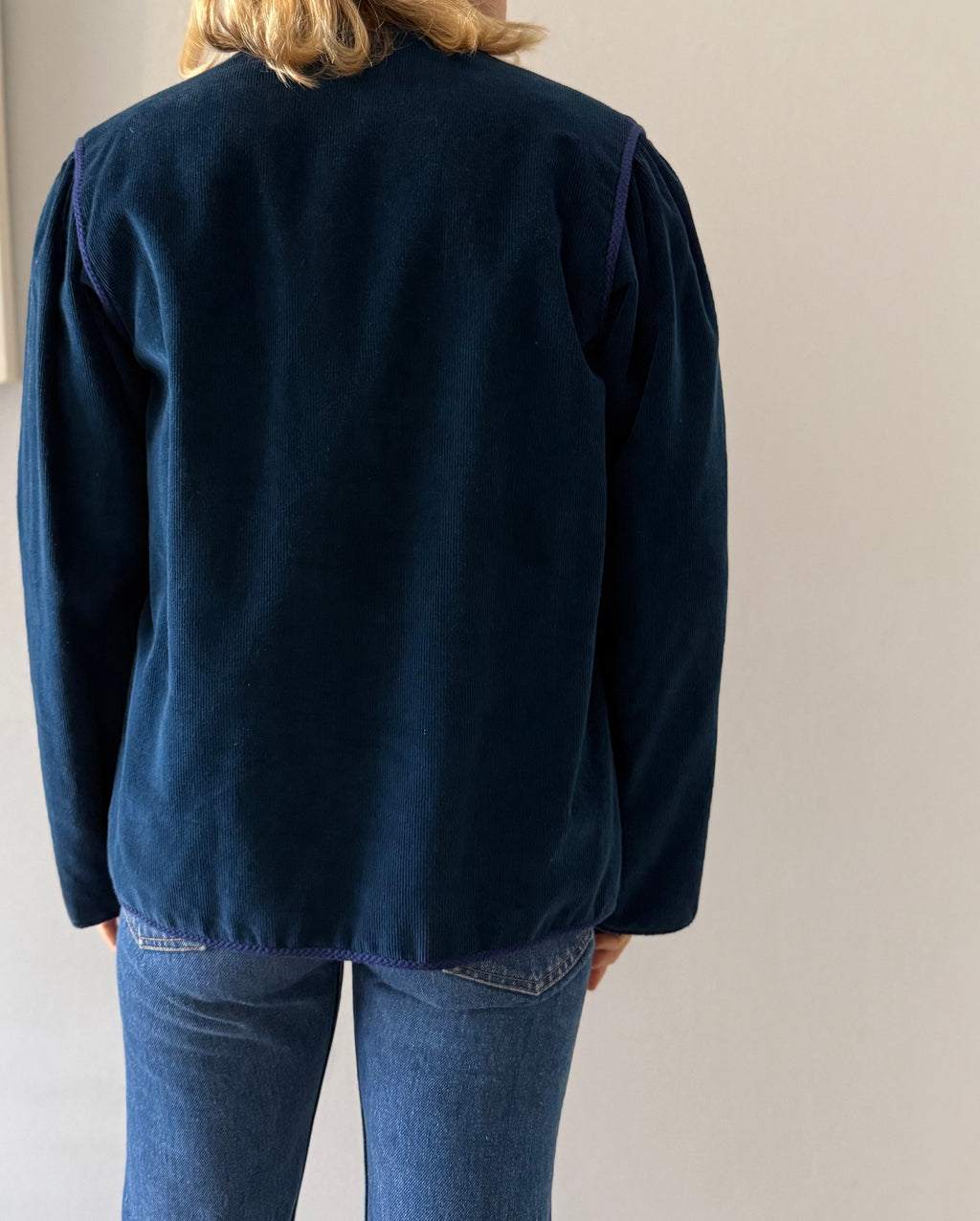 Saint Laurent 1977 Runway blue jacket