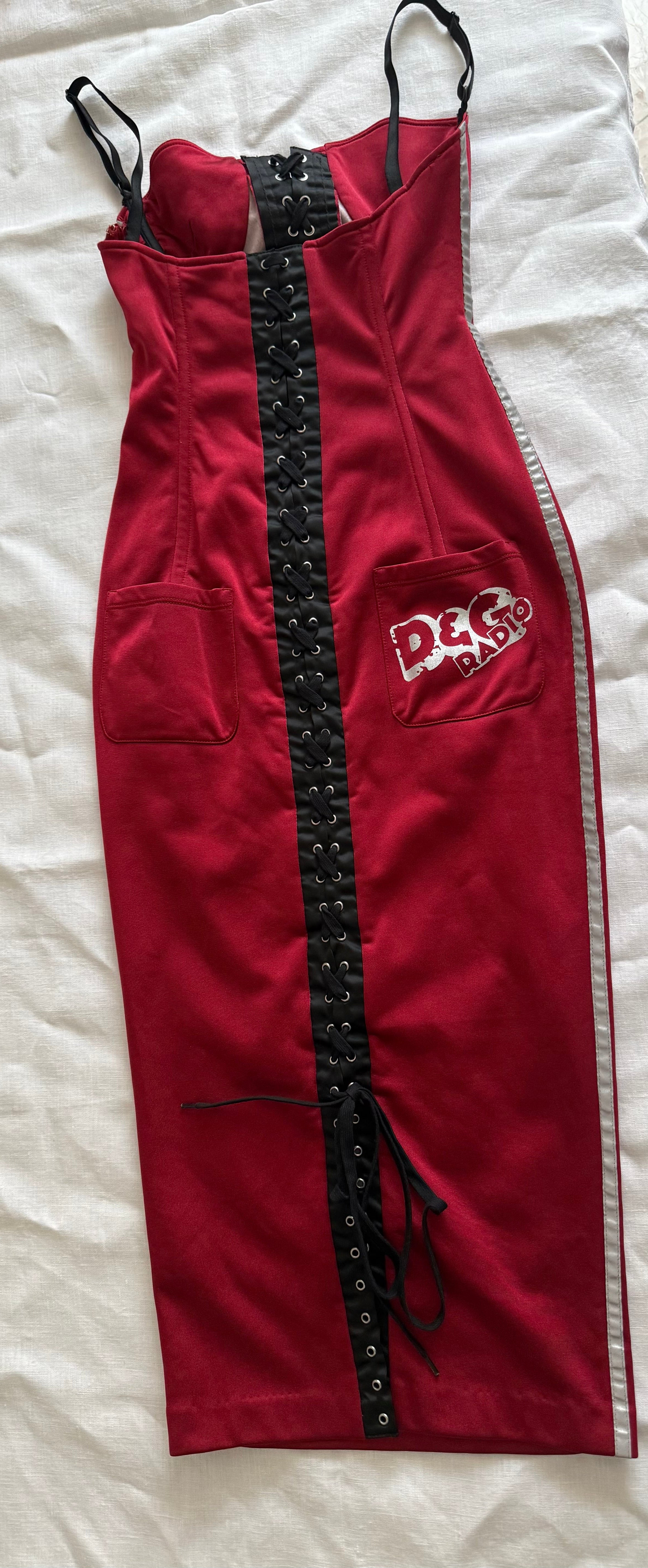 D&G lace-up corset dress "Radio"