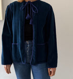 Saint Laurent 1977 Runway blue jacket