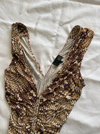 Just Cavalli snake print dress