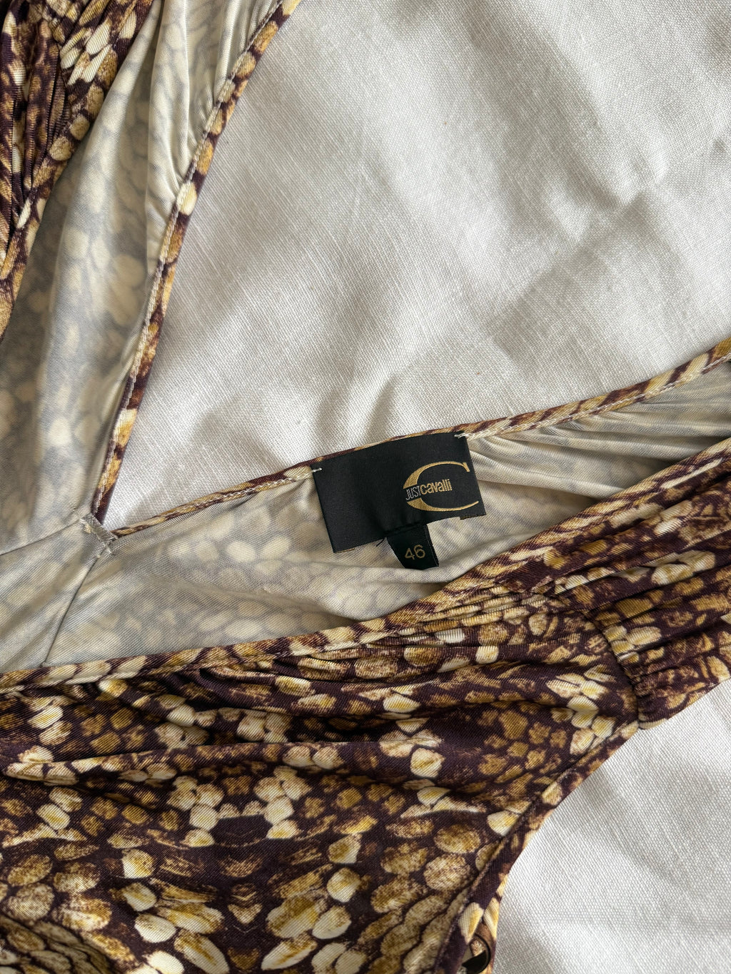 Just Cavalli snake print dress