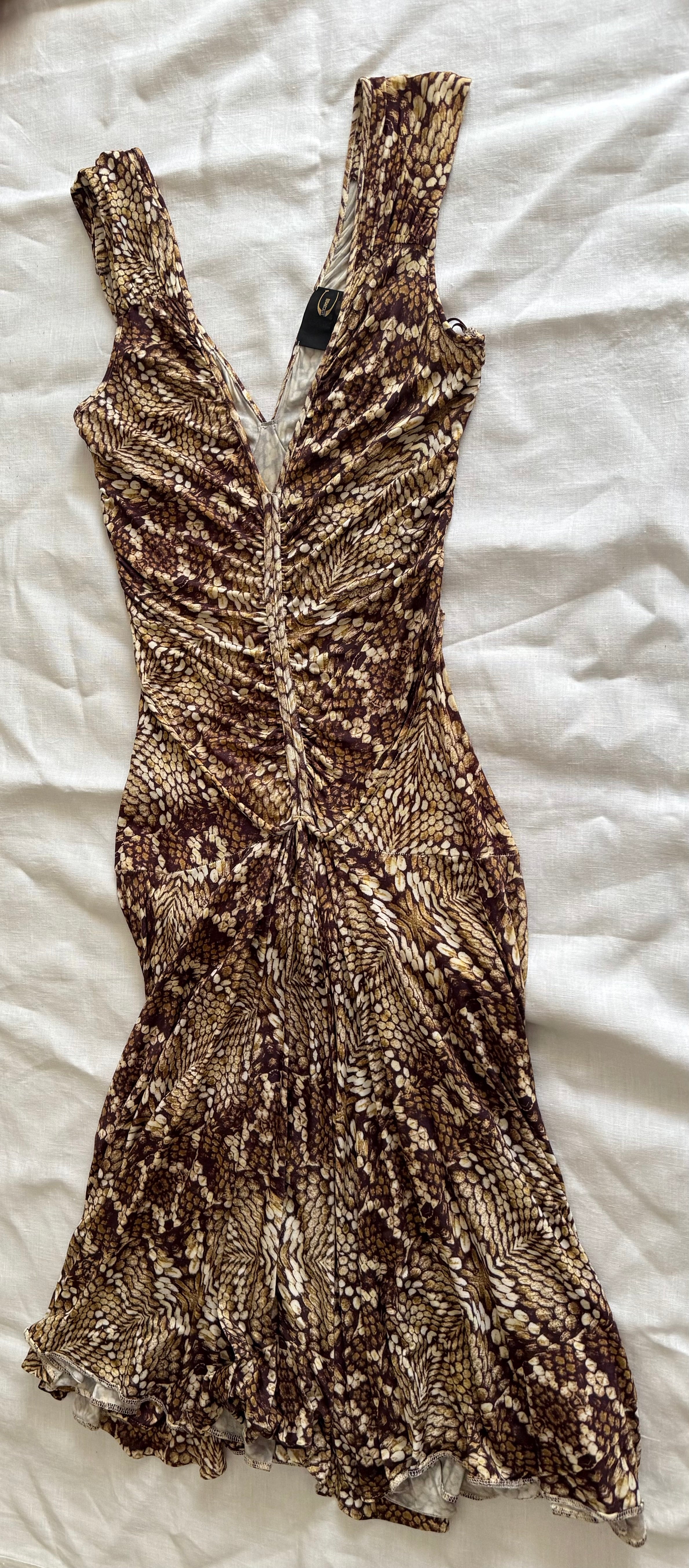 Just Cavalli snake print dress