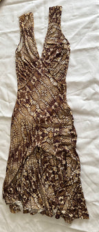 Just Cavalli snake print dress