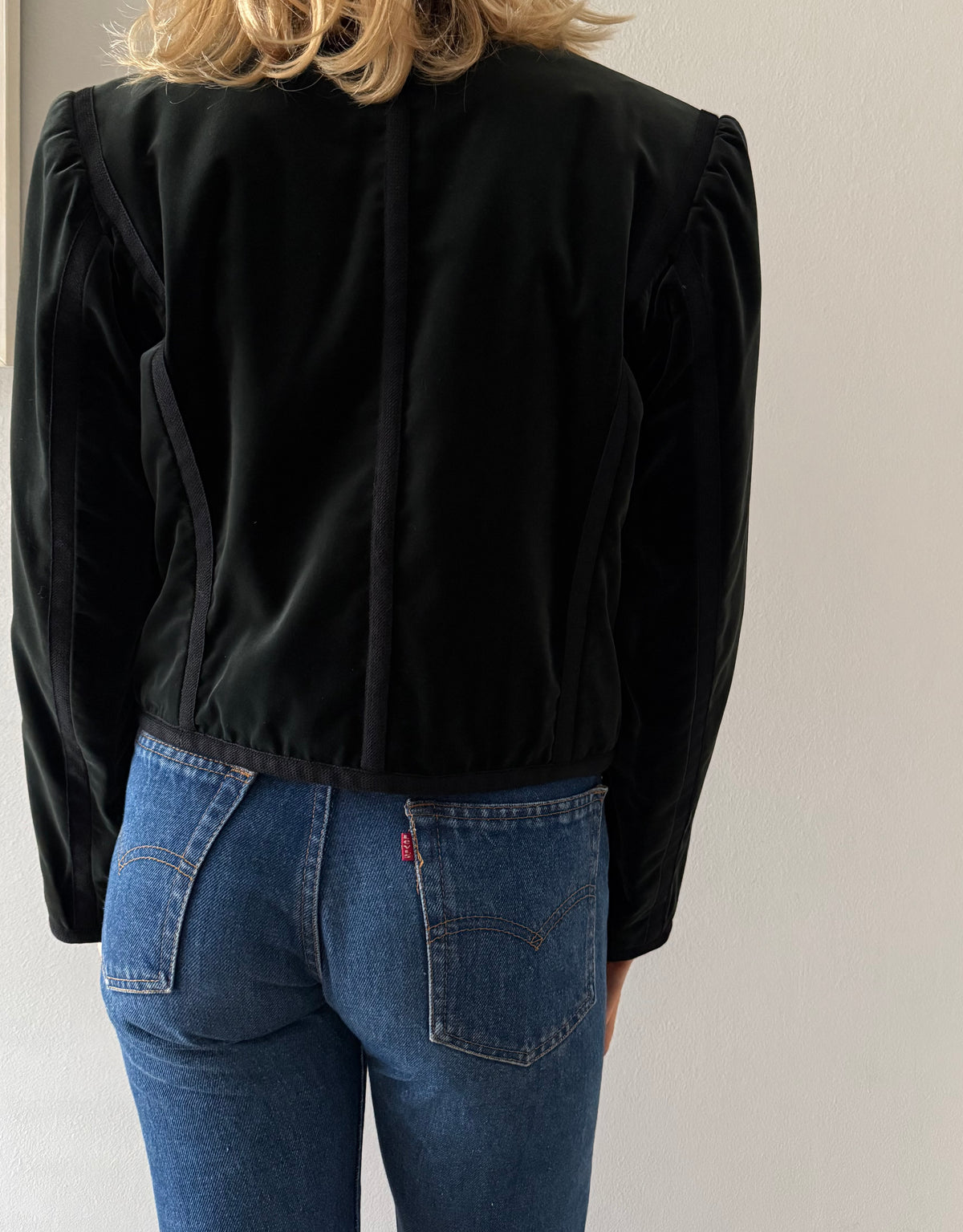 Saint Laurent Fw 1979 velvet jacket