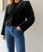 Saint Laurent Fw 1979 velvet jacket