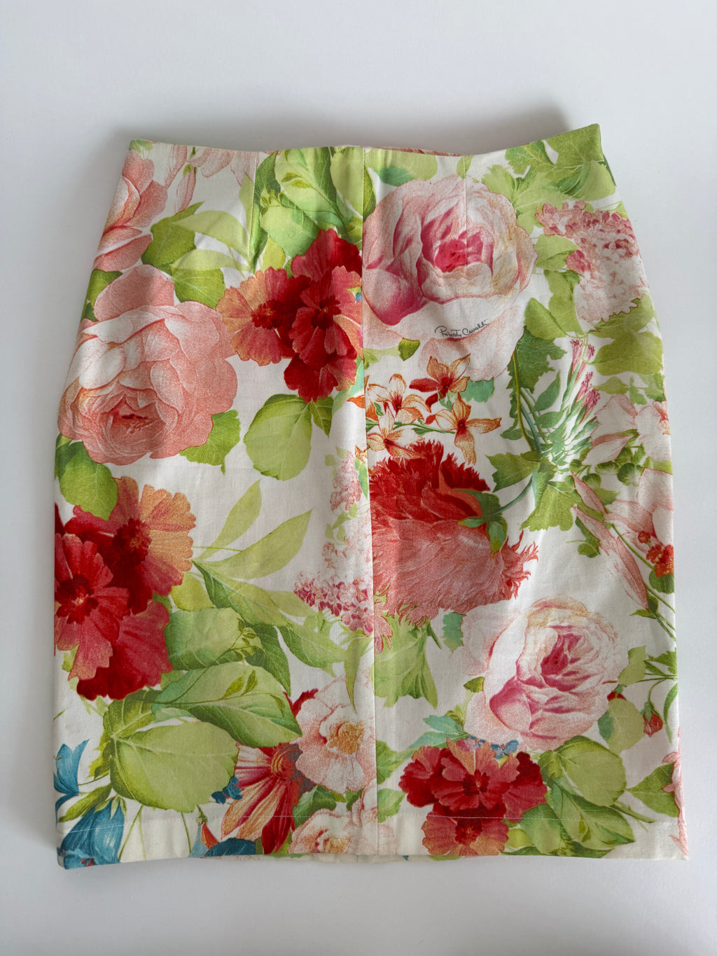 Roberto Cavalli floral skirt SS 2000