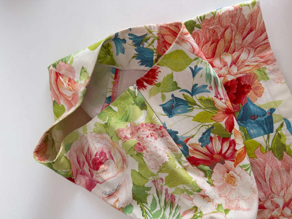 Roberto Cavalli floral skirt SS 2000