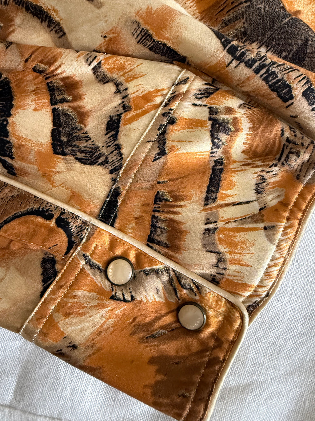 Roberto Cavalli S/S 2004 dress feathers print