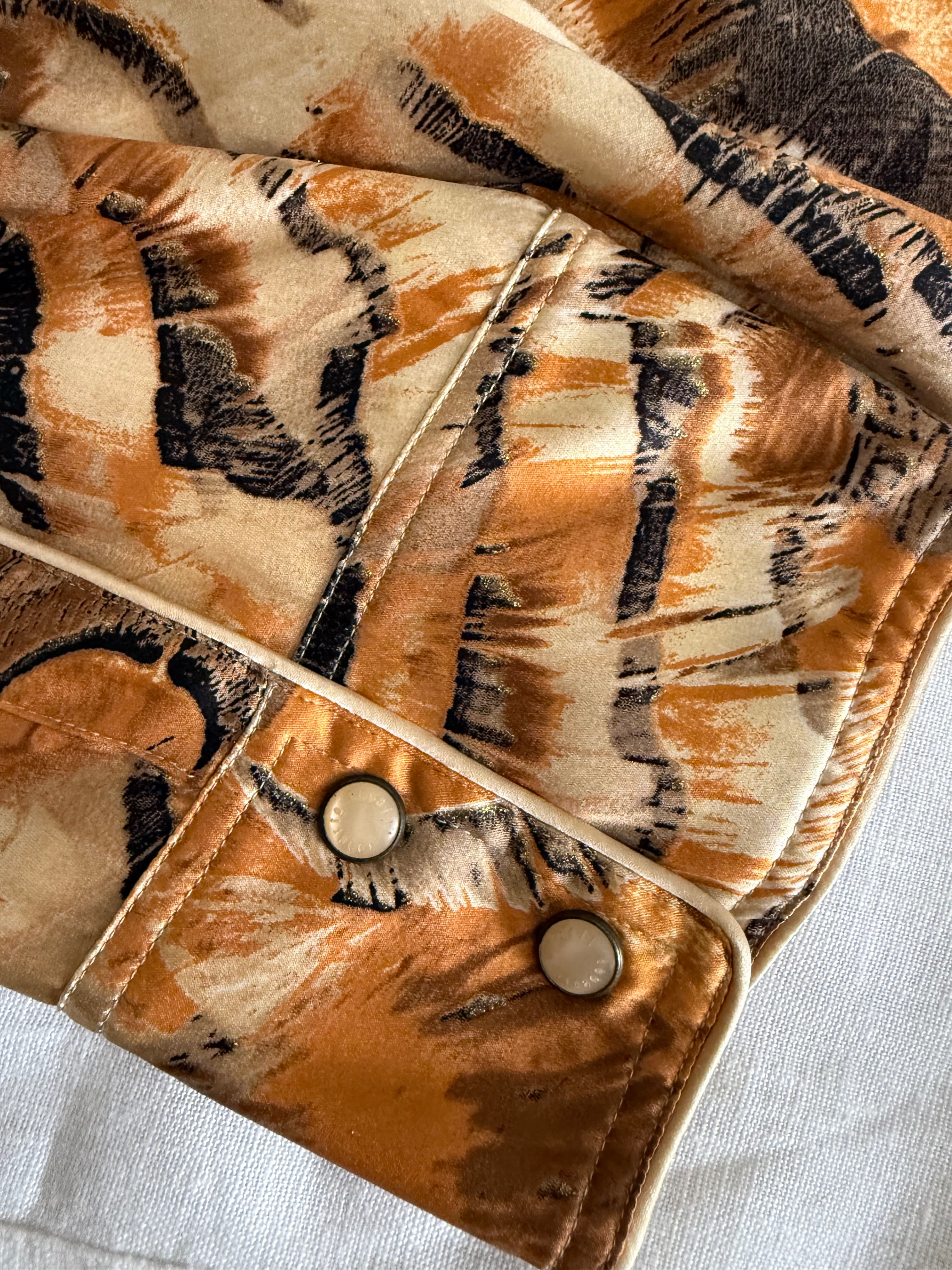 Roberto Cavalli S/S 2004 dress feathers print