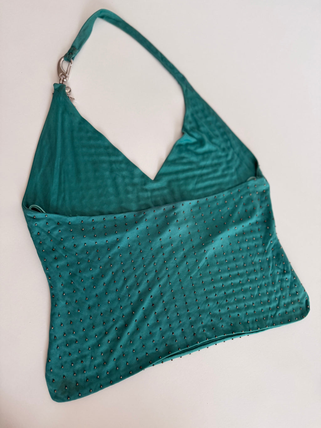 Gianni Versace SS 2003 Runway embellished halter backless