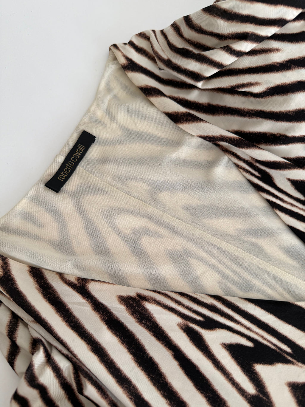 Roberto Cavalli 2007 circa zebra mini dress