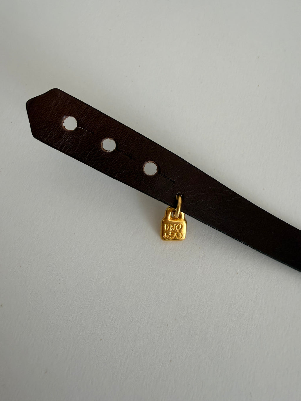 Uno de 50 necklace leather choker