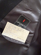 Ungaro black wool 90s blazer men oversize