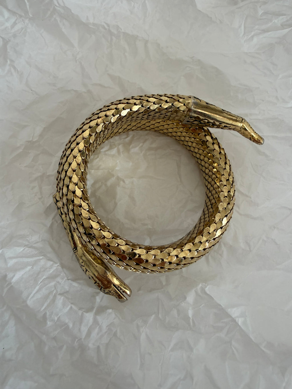 Whiting & Davis snake arm bracelet 60s 70s